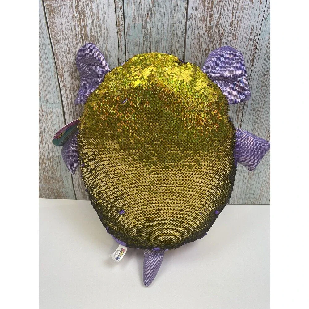Shimmeez Series 3 Mikayla Elephant Purple/Gold Reversible Sequins 14